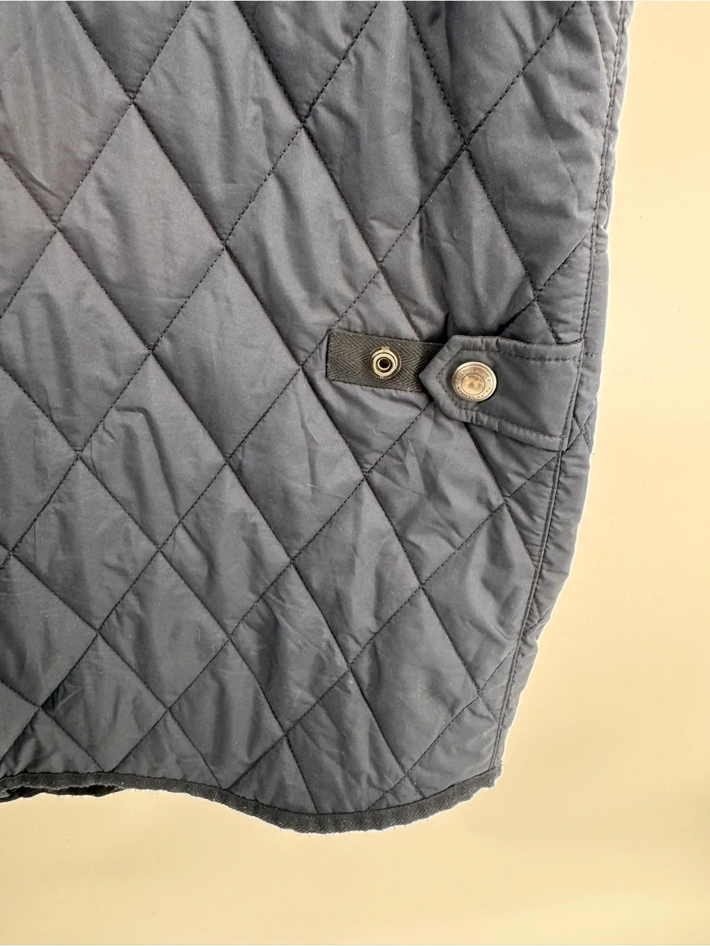 Polo Ralph Lauren Iconic Quilted Vest 2XLT Big Tall Navy Leather Trim